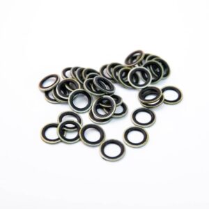 Rubber clamping iron gasket